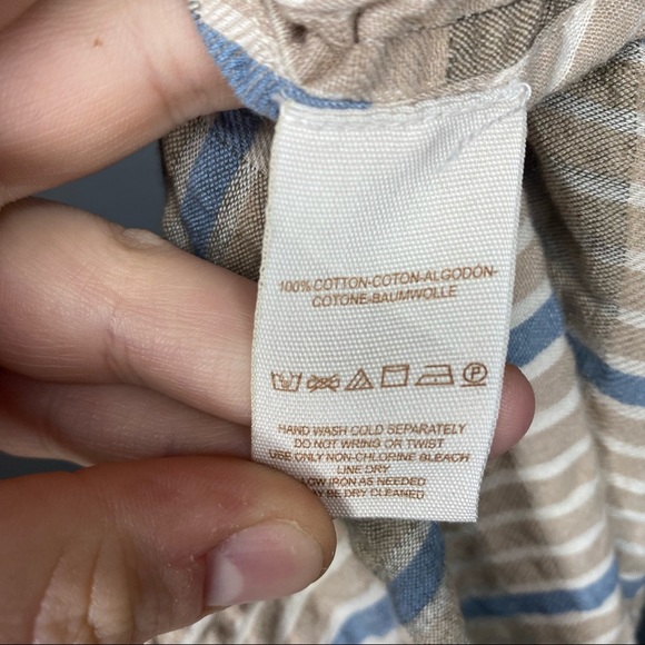 Free People Plaid High Rise Paperbag Tie Waist Shorts M - Picture 8 of 9